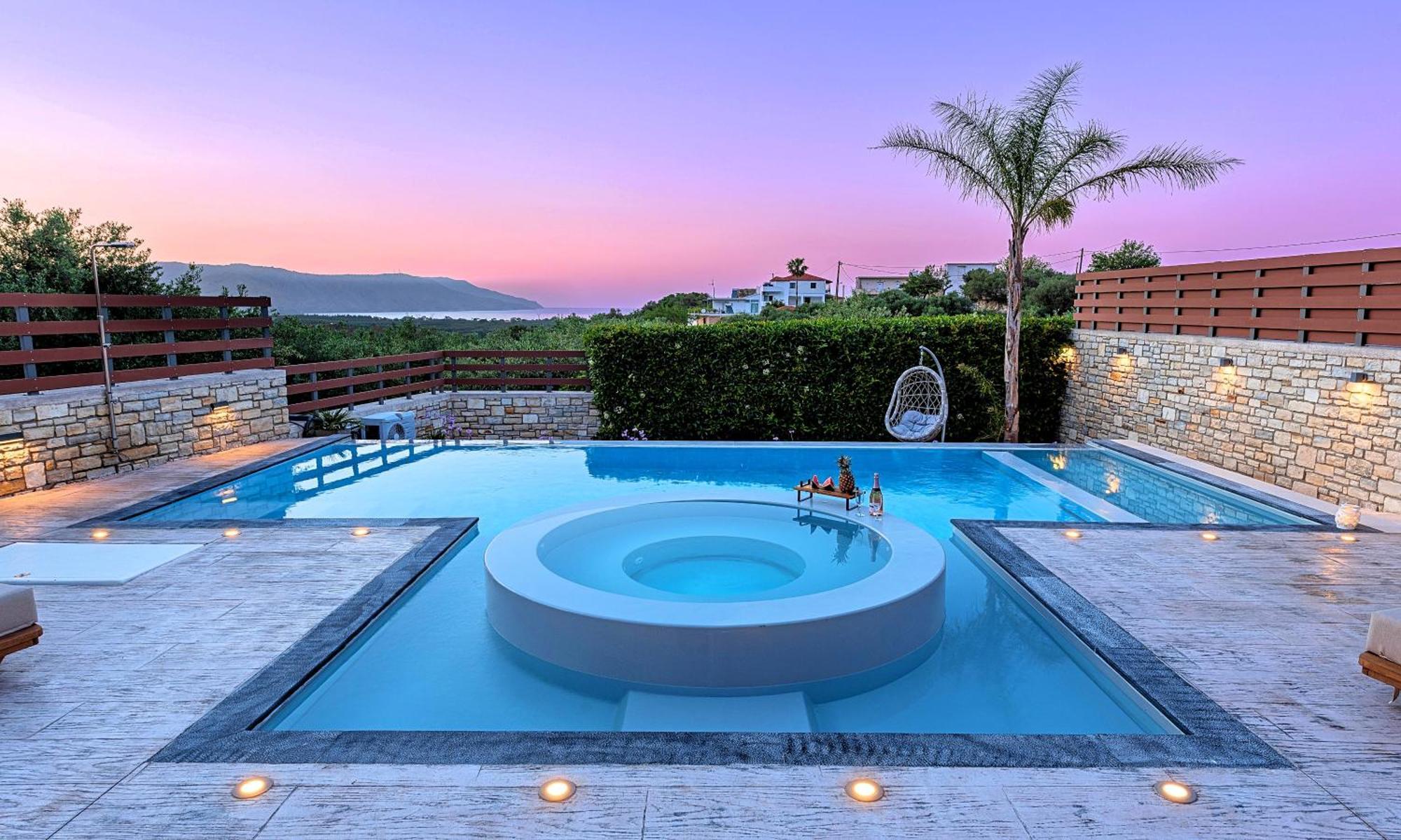 Minoas Villas Heated Pool Kournás Exterior foto